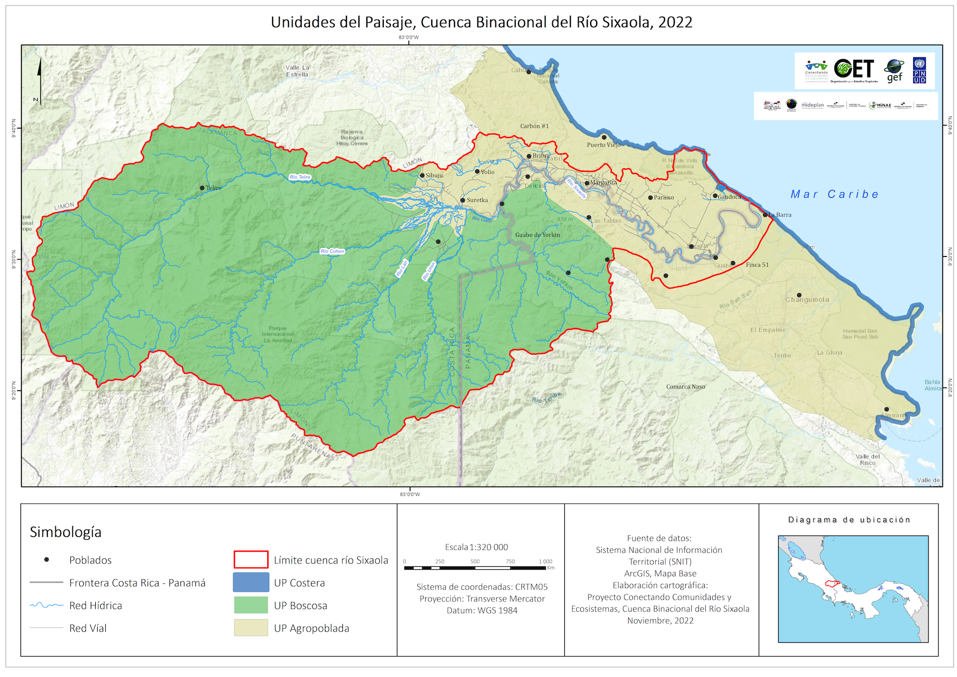 Mapa Unidades del Paisaje