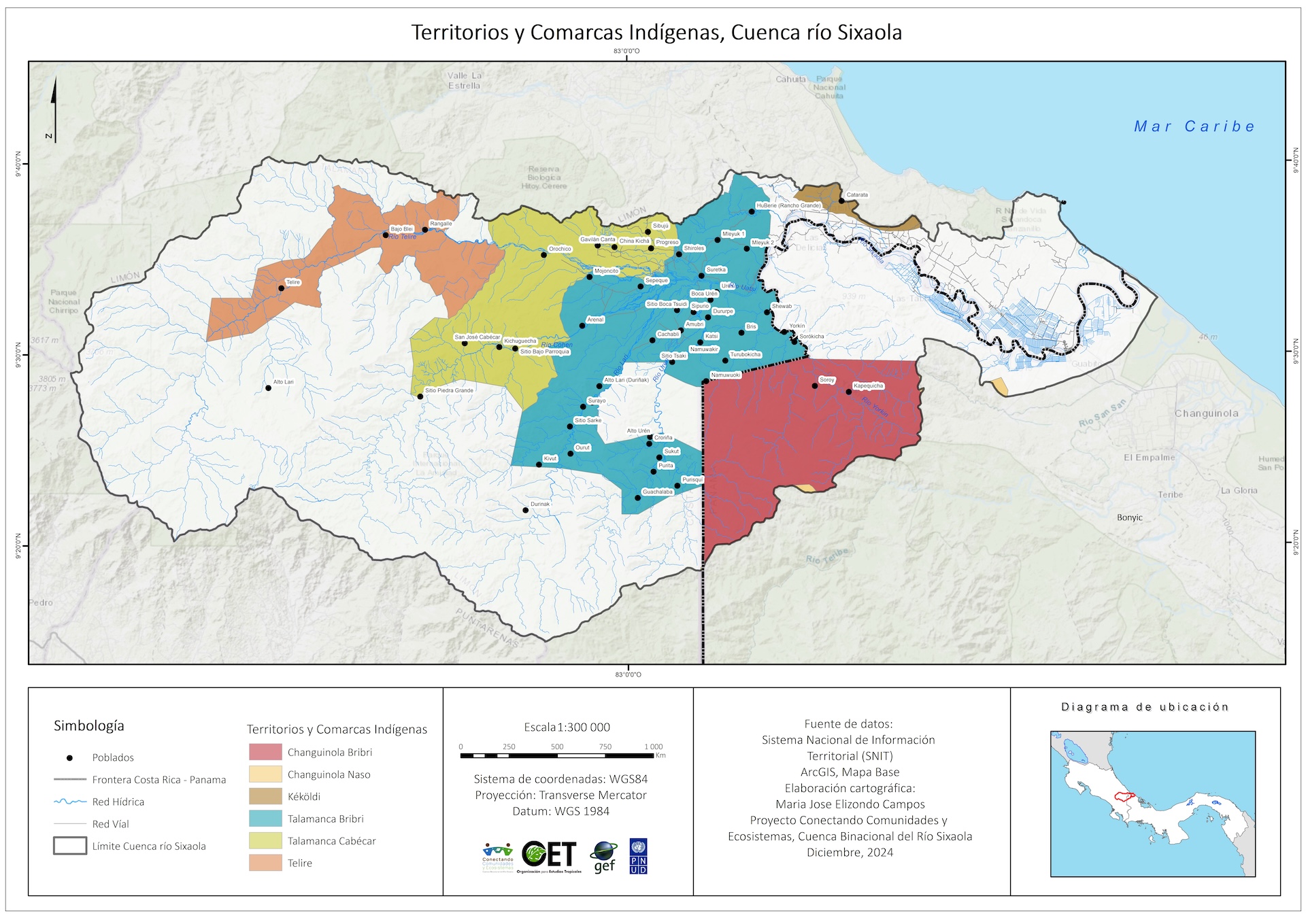 Mapa territorios indígenas