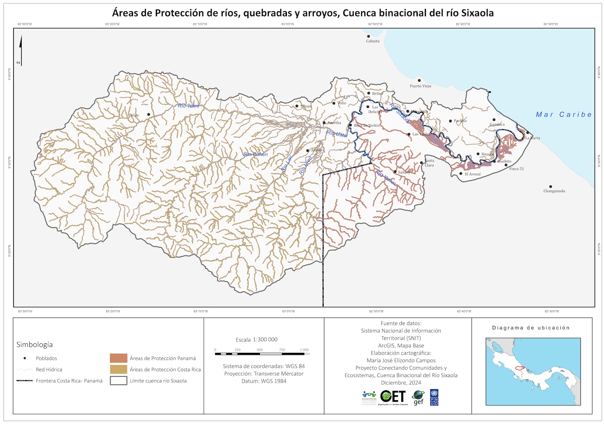 Mapa Áreas de Protección de Ríos, Quebradas y Arroyos 