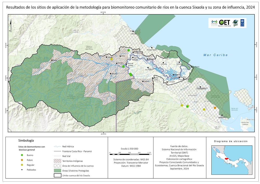 Mapa resultados biomonitoreo